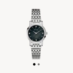 NWT Bulova Stainless Steel Diamond Watch